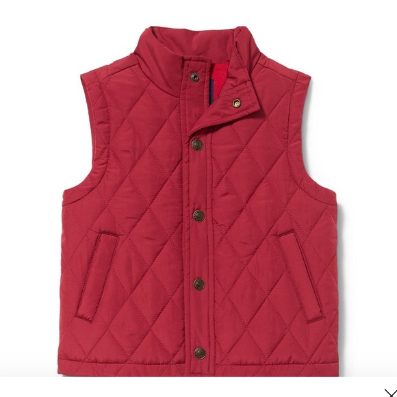 Janie and Jack boy red vest. Size 7-8 - Picture 2 of 9
